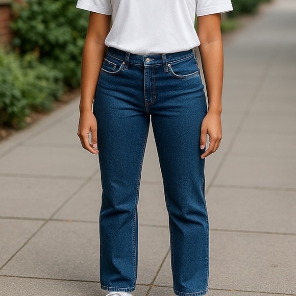 FOJ Women’s 14P Blue Bootcut High Rise EUC Denim - Picture 1 of 5